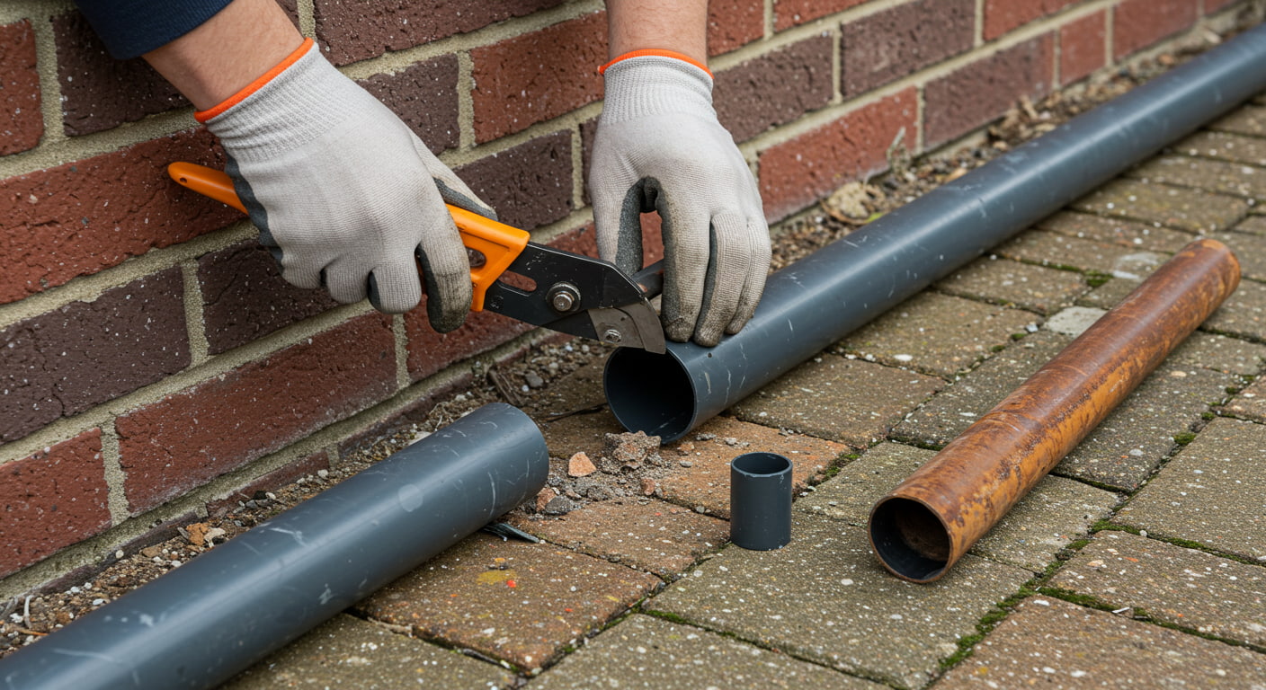 reparacion de bajantes de aguas pluviales